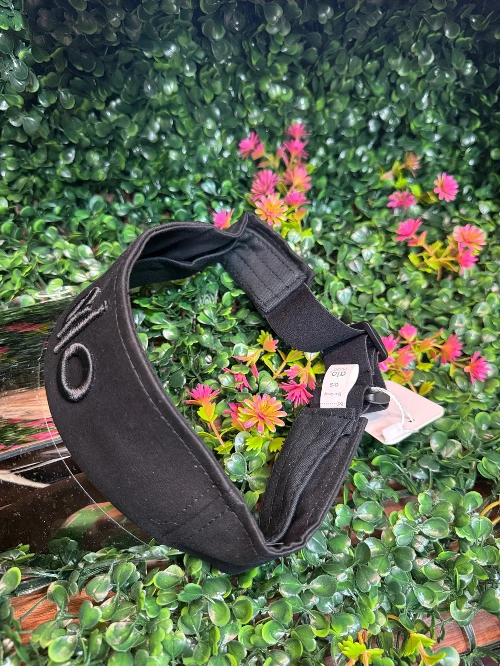 Alo Black Logo Visor